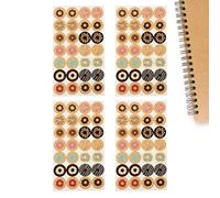 Reinforcement Labels, Round Sticky Paper Circles Repair and Filing, Adhesive Hole Protectors, Ideal for Binders Notebooks and Office Documents Perfect for School Work or Home Organization Tasks