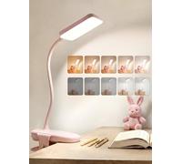 ReinHoo Lampe de Chevet Enfant,9 Luminosité+5 Couleurs Lampe de Bureau LED