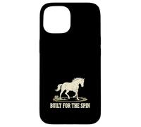 Reining Rider Western Reining Slide Stop Spin Stop Coque pour iPhone 15