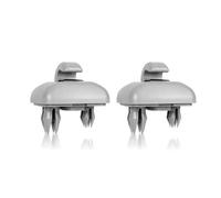 Réinitialisation De Capuchon De Pare-Soleil Nikde Voiture,Crochet Fiosphclips Pour Audi A1 A3 A4 A5 Q3 Q5 S3 S4 S5 Tt,Accessoires D'nikallroad,2 Pièces - Type 2pcsgrey #A