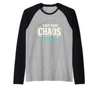 Réinitialisation de la pêche Water Clears My Mind Fishing Helps Me Recharge Manche Raglan