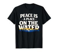 Réinitialisation de la pêche Water Clears My Mind Fishing Helps Me Recharge T-Shirt