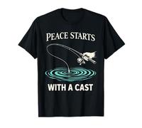 Réinitialisation de la pêche Water Clears My Mind Fishing Helps Me Recharge T-Shirt