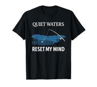 Réinitialisation de la pêche Water Clears My Mind Fishing Helps Me Recharge T-Shirt
