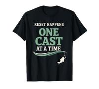 Réinitialisation de la pêche Water Clears My Mind Fishing Helps Me Recharge T-Shirt