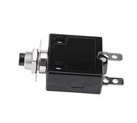 Réinitialiser le Disjoncteur de Commutateur Thermique Manuel de Surcharge de Protection 8A 10A 15A 18A 20A 30A DC AC NOIR (30A)