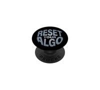 Réinitialisez Votre algorithme Algo Funny Tech Humour AI réseaux Sociaux PopSockets PopGrip Adhésif