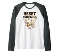 Réinitialisez Votre âme Sabbat, Repos chrétien, Foi, Colombe, Bible Day Manche Raglan