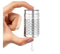 Reinmoson Infuseur à thé inox 3 x 5,6 cm - mini boule à thé infuseur ultra-fin en acier inoxydable 304 avec couvercle fileté, filtre à thé idéal pour thé en vrac, rooibos, thé noir, etc.