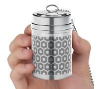 Reinmoson Infuseur à thé inox 5 x 7,1 cm - grande boule à thé infuseur ultra-fin en acier inoxydable 304 avec couvercle fileté, filtre à thé idéal pour thé en vrac, rooibos, thé noir, etc.