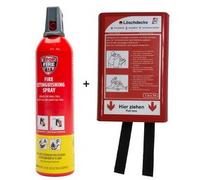 REINOLD MAX Spray extincteur STOP FIRE + couverture anti-feu