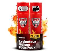 2X ReinoldMax Petit Extincteur Maison Tous Feux | Mini Extincteurs Incendie aérosol | Extincteurs ABF, Extincteur feu Electrique | Extincteur Domestique 5 in 1 500ml