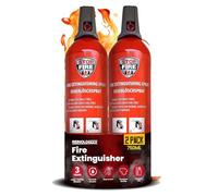 ReinoldMax Lot de 2 Extincteurs Aérosol 750 ml Voiture Bateau Caravane