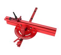Reinscer 1 de jauge d'onglet de table avec butée de rail, de scie, règle d'angle pour scie circulaire de table, défonceuse, travail du bois, outils de banc, bricolage