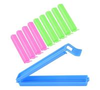 Reinscer 10 pièces/Portable Nouvelle Cuisine Stockage Aliments Snacks Sac Fermé Sac Fermé Joint Clip Plastique Outil