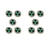 Reinscer 10 x Épinglettes en émail scientifique - Glow in the dark - Épingle à chapeau « Forget Lab Safety I Want Super Powers » - Métal épingle amusante, Métal, Métal
