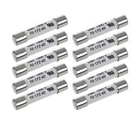 Reinscer 1000 V 500 MA 10 pièces 6,3 x 32 mm Fusible en céramique blanc pratique portable pour multimètre