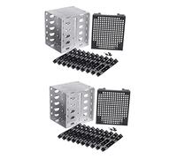 Reinscer 2 x 5,25 à 5 x 3,5 HDD Cage Rack Adaptateur de boîtier pour disque dur