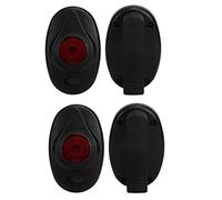 Reinscer 2 x testeur d'avertissement de clôture électrique, lumière clignotante, clôture électrique pour bétail, alarme de tension et détecteur d'erreurs