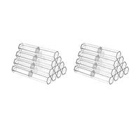 Reinscer 20 Pièces Acrylique Stylo Boîtes Clair Stylo à Bille étui Crayon Cadeau Boîte Stylo Stockage Conteneur Hexagone pour L'école Bureau