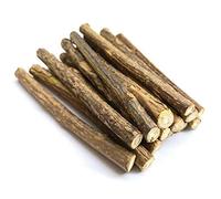 Reinscer 20 PièCes Bâtons de Vigne ArgentéE pour Bâtonnets d'herbe à Chat Matatabi Bâtons à Mâcher Dents Molaires à Mâcher pour Le Nettoyage des Dents de Chat