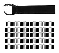 Reinscer 200 PièCes SéRies Velours Noir Porte-Stylo Pochette Porte-Stylo Unique éTui Sac à Crayons
