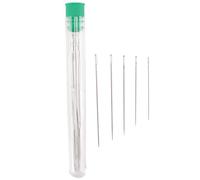 Reinscer 25 Aiguilles à Coudre à Gros Chas - 5 Tailles D'Aiguilles à Coudre à la Main à Gros Chas dans Un Tube de Rangement Transparent pour la Couture et L'Artisanat