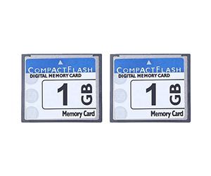 Reinscer 2X Carte Mémoire Compact Flash Professionnelle de 1 Go pour Appareil Photo, Machine Publicitaire, Carte Informatique Industrielle