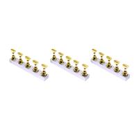 Reinscer 3X Nouveaux outils de manucure en acrylique magnétique Pratique des ongles à la main Exercices de base pour ongles Fournitures d'ongles Support d'exposition Or