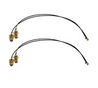 Reinscer 4 PièCes Antennes WLAN Pigtail Hirose U.FL Câble Adaptateur SMA Box RSMA 20Cm