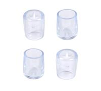 Reinscer 4 PiÈCes Protecteur en Caoutchouc De Couverture De Chapeau De Pieds De Plancher De Jambe De Chaise De Table De Meubles en Caoutchouc Transparent 15mm