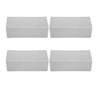Reinscer 4 PièCes SéRies Mousse Florale SèChe pour Fleurs Artificielles Briques de Mousse Florale Humide Gris Fleuriste Blocs pour Arrangement de Fleurs