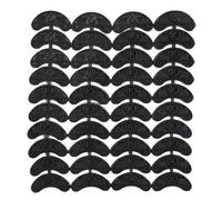 Reinscer 40 PIÈCES 20 paires de protège-talons en caoutchouc Plaques d'orteils Robinets Bricolage Patins de réparation de chaussures Taille : 56 x 24 x 3,1 mm