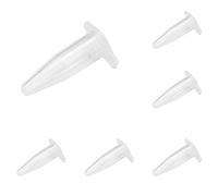 Reinscer 4000 pièces 0,2 ml fond rond tubes de centrifugeuse W capuchons fixés transparents