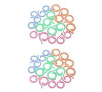 Reinscer 40pcs Haekel coloré verrouillage point marquage tricot anneau fabricant ensemble de supports