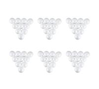 Reinscer 60 pièces en mousse de polystyrène pour décoration de Noël, modelage, 10 cm