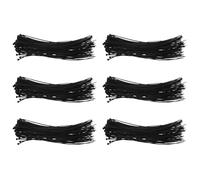 Reinscer 600 attaches de câble noires fines, 200 mm x 3 mm