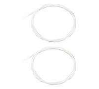Reinscer 8 Pcs/Ensemble Piece de Rechange de Cordes D'Ukulele de Nylon Blanc pour 21 Pouces 23 Pouces 26 Pouces Instrument A Cordes