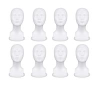 Reinscer 8 x mannequin en mousse tête modèle lunettes chapeau perüCke présentoir