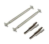 Reinscer Arbre d'entraînement arrière en métal CVD Dogbone pour Xinlehong Q901 Q902 Q903 9130 9136 9137 1/16 RC Accessoires de pièces de voiture