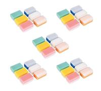 Reinscer Baby Bath Éponge (30 Pièces) avec Mousse Souple Laveuse Croûtes Brosse Corps, Cheveux et Cuir Chevelu Propre Doux Sensorielle Brosse de Bain Éponge Brosse Couleur Aléatoire