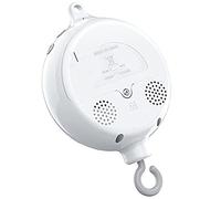 Reinscer Berceau Mobile Moteur BoîTe à Musique Spinner avec 3 Modes Volume RéGlable 12 Berceuses ArrêT Automatique AprèS 30 Minutes
