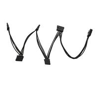 Reinscer Câble répartiteur 4 broches IDE 1 à 5 SATA 15 broches pour disque dur DIY disque dur PC serveur 18AWG Power