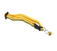 Reinscer Collier réfléchissant réglable pour chien - Fermeture de sécurité avec cloche - Pour chat et chien - Jaune