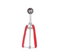 Reinscer Cuillère à glace en acier inoxydable de 3 cm - Pour fruits et pommes de terre - Ustensile de cuisine - Rouge