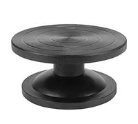 Reinscer Disque rotatif en argile Sculpture Modélisation Céramique Multifonction Manuel Plateau Tournant Coupe Table Plat Plat Noir