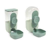 Reinscer Distributeur d'eau automatique à suspendre pour animaux de compagnie, distributeur de nourriture et abreuvoir, gamelle pour cage, station d'alimentation pour chien, accessoires pour cage à