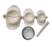 Reinscer Empanadas Kit de moules à boulettes Empanada avec emporte-pièce et cuillère de remplissage