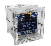 Reinscer ESP8266 DIY Electronic Kit Mini Horloge OLED Display Connect avec Shell DIY Projet de soudure