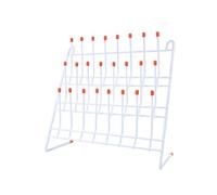 Reinscer ÉTagèRe SéChage Laboratoire 24 Chevilles ÉTagèRe à Verrerie Laboratoire ÉTagèRe SéChage pour Verrerie MéTallique Support Mural/ÉTendoir SéChage en Verre Laboratoire Autoportant